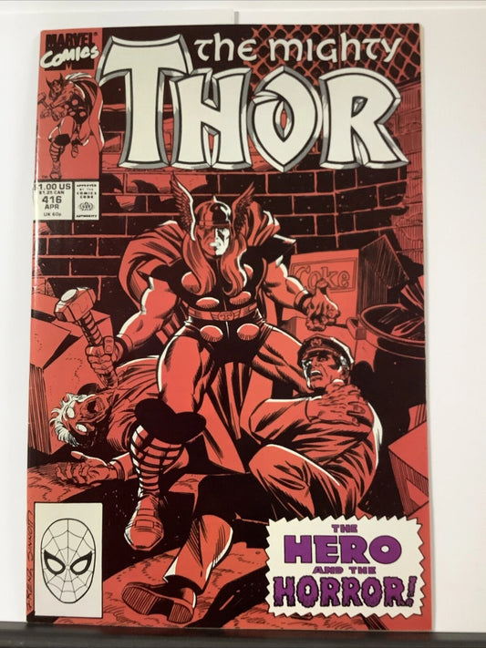 The Mighty Thor #416 (Marvel Comics April 1990) Hercules Appearance
