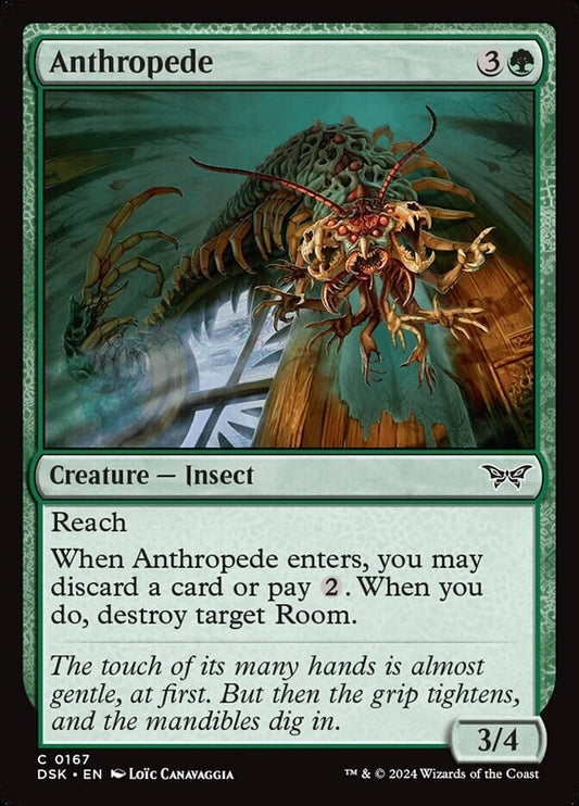 MTG DSK: Anthropede (Creature Insect) Common Duskmourn: House of Horror 167