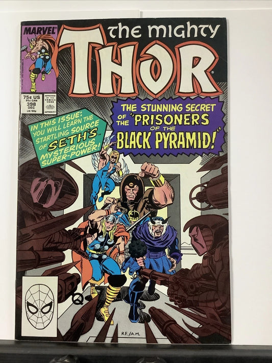 The Mighty Thor #398 (Marvel Comics December 1988) Black Knight/Zeus Appearance