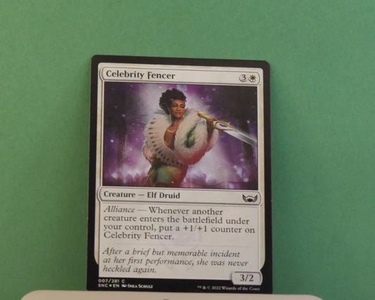 MTG SNC: Celebrity Fencer (Creature) Streets of New Capenna Foil Common 007
