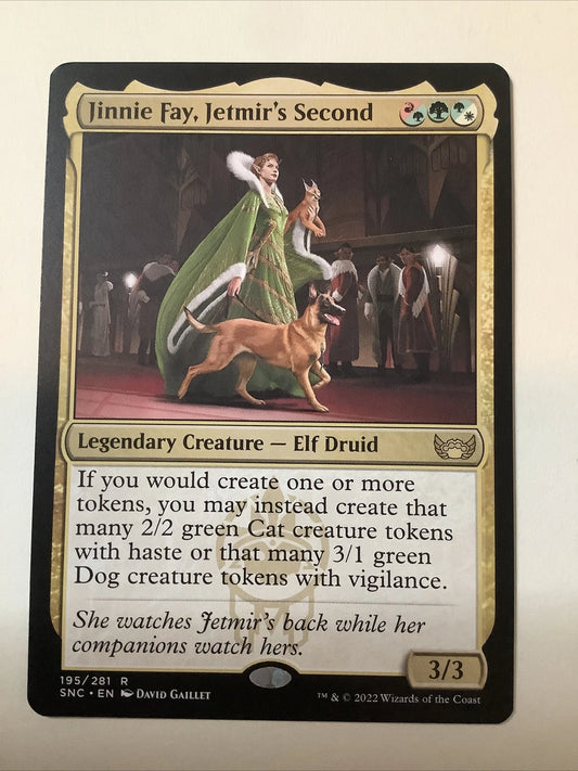 Jinnie Fay Jetmir's Second MTG Legendary Creature Streets of New Capenna
