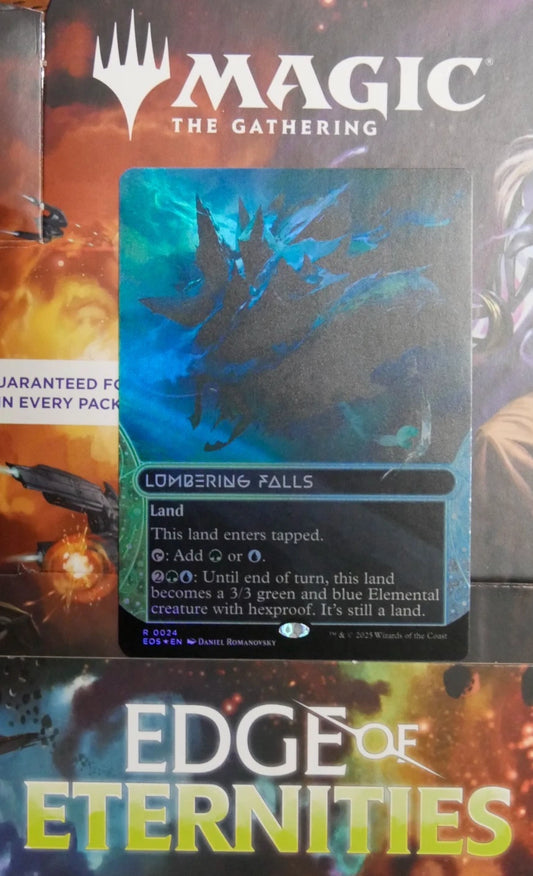 MTG EOS: Lumbering Falls (0024) (Borderless) Edge of Eternities: Stellar Sights