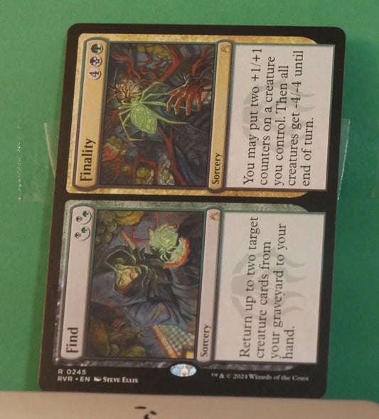 MTG RVR:Find Finality (Sorcery) Ravnica Remastered Regular Rare