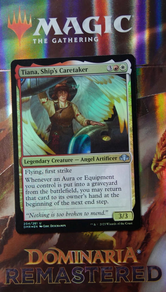Tiana, Ship's Caretaker — Dominaria Remastered — Foil Uncommon — DM Vault Co.
