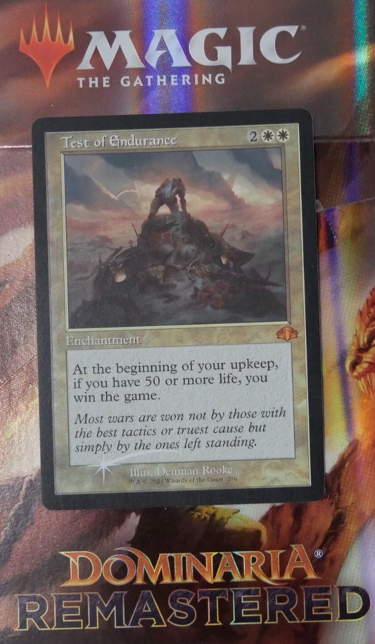 MTG DMR: Test of Endurance (Enchantment) Dominaria Remastered Retro Frame Foil