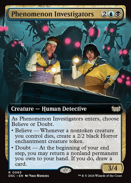 MTG DSC: Phenomenon Investigators (Creature Human Detective) Extended Art Rare
