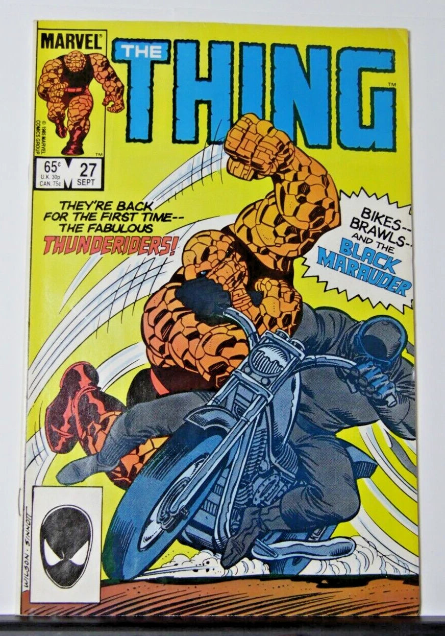 The Thing #27 comic book cover (Marvel Comics 1985)
