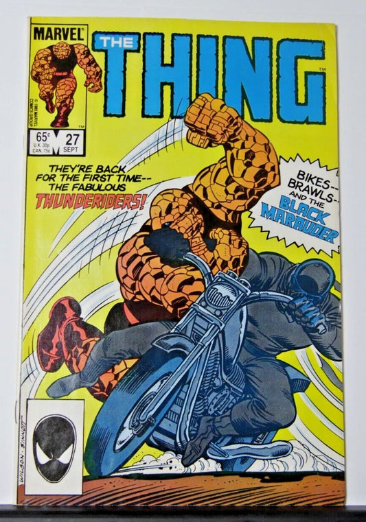 The Thing #27 comic book cover (Marvel Comics 1985)
