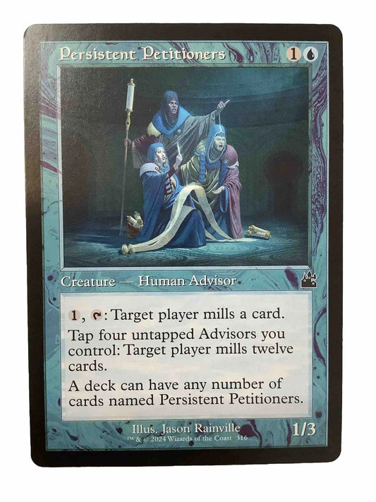 MTG RVR: Persistent Petitioners (Creature Human Advisor) Retro Frame 316