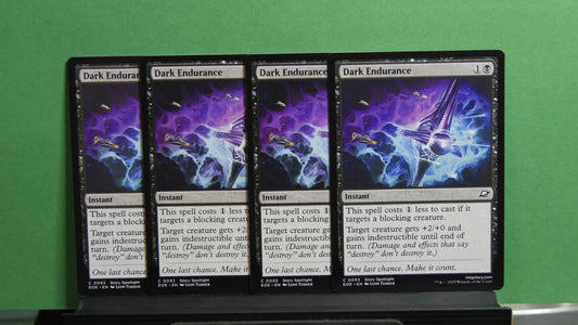 MTG EOE: X4 Dark Endurance (Instant) Edge of Eternities Regular Common 0093