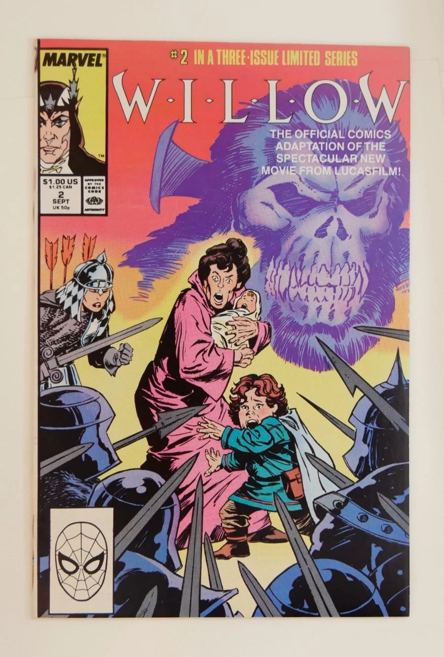 Willow #2 (1988) — Marvel Direct Edition, Fantasy Movie Adaptation
