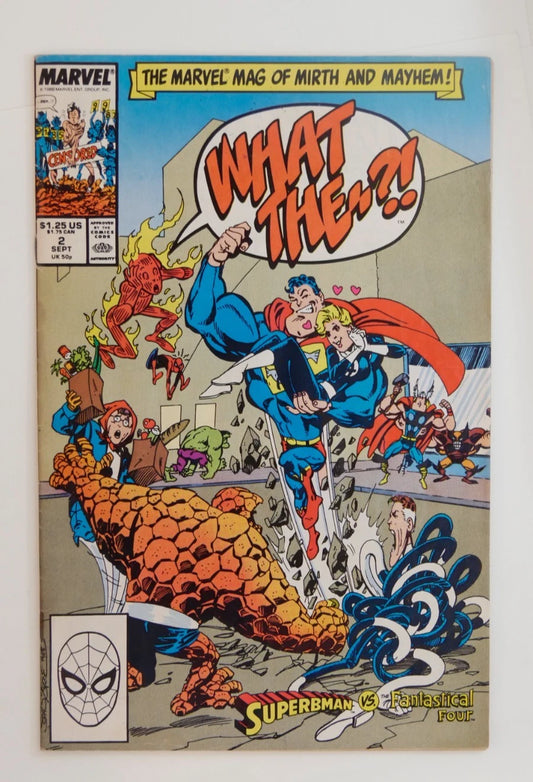 What The--?! #2 (1988) — Marvel Direct Edition, Parody Comedy