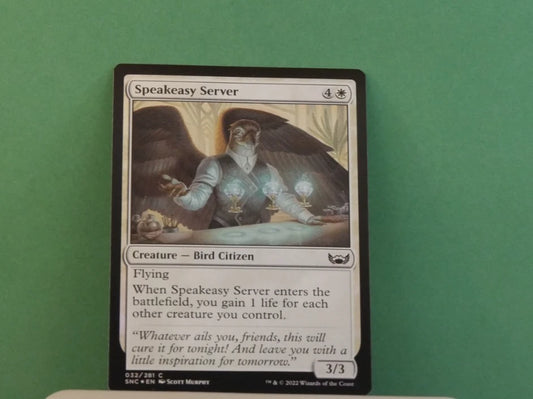 MTG SNC: Speakeasy Server (Creature) Streets of New Capenna Common Foil 032