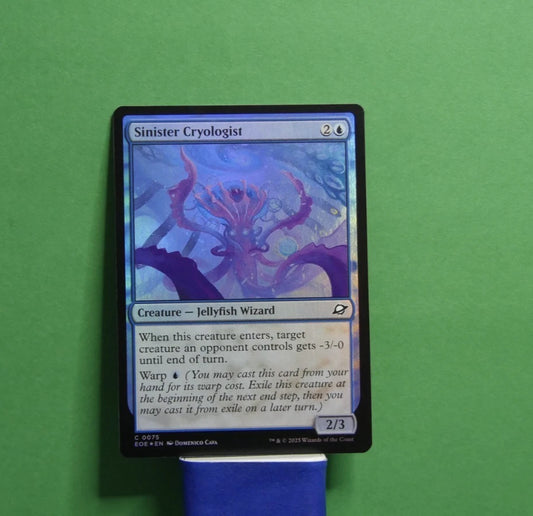 MTG EOE: Sinister Cryologist (Creature) Edge of Eternities Common Foil 0075