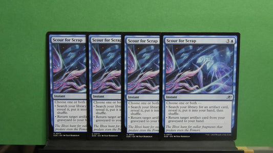 MTG EOE: X4 Scour for Scrap (Instant) Edge of Eternities Regular Uncommon 0073