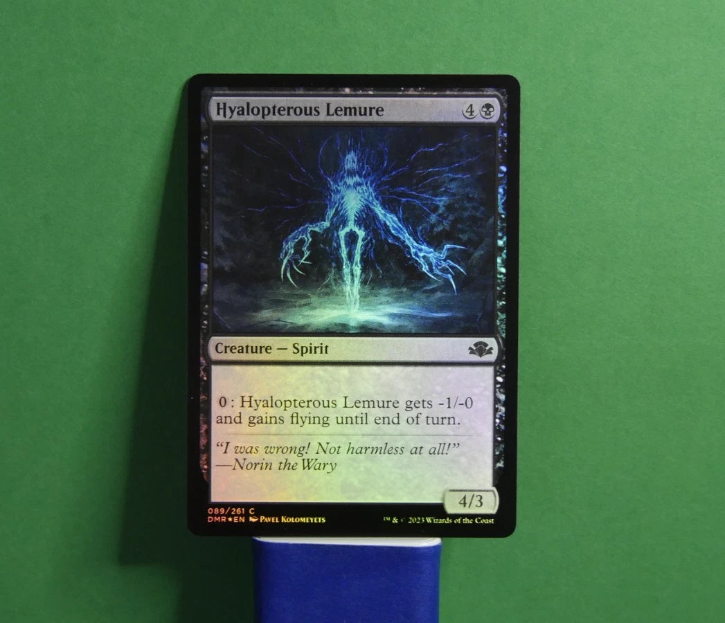 Magic: The Gathering Dominaria Remastered Hyalopterous Lemure foil creature spirit card