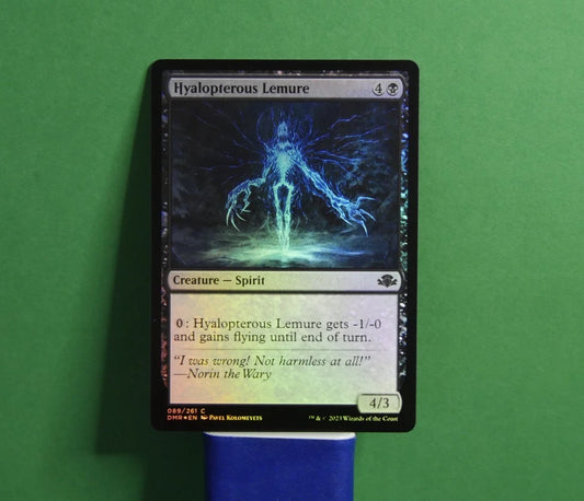 Magic: The Gathering Dominaria Remastered Hyalopterous Lemure foil creature spirit card
