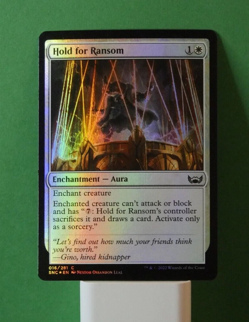 MTG SNC: Hold for Ransom (Enchantment) Streets of New Capenna Common Foil 016
