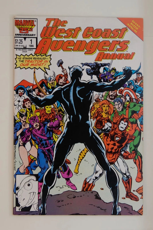 West Coast Avengers Annual #1 (1986) — Marvel Direct Edition, Thor Iron Man Wasp