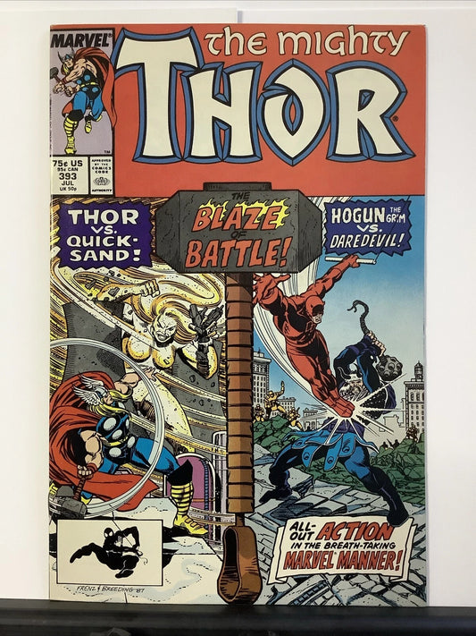 The Mighty Thor #393 (Marvel Comics July 1988) Daredevil/Enchantress Appearance
