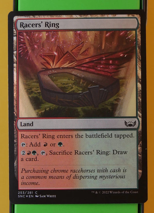 Racers' Ring — Streets of New Capenna Foil MTG Land