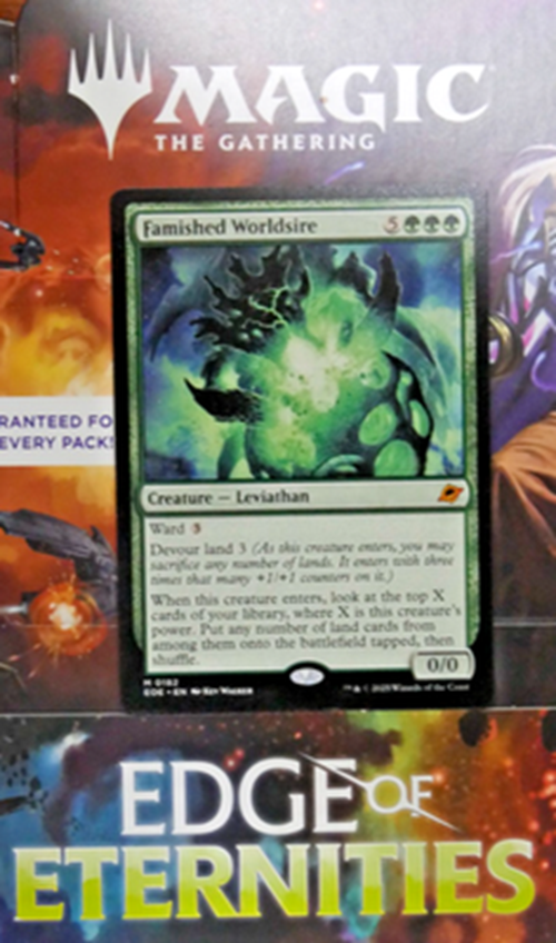 Famished Worldsire Edge of Eternities mythic Leviathan MTG card
