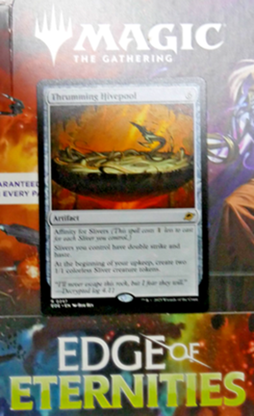Thrumming Hivepool Edge of Eternities rare artifact MTG card