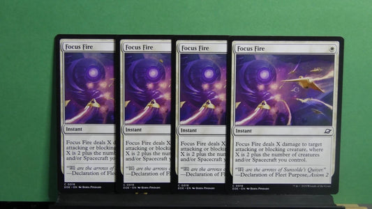 MTG EOE: X4 Focus Fire (Instant) Edge of Eternities Regular Common 0018