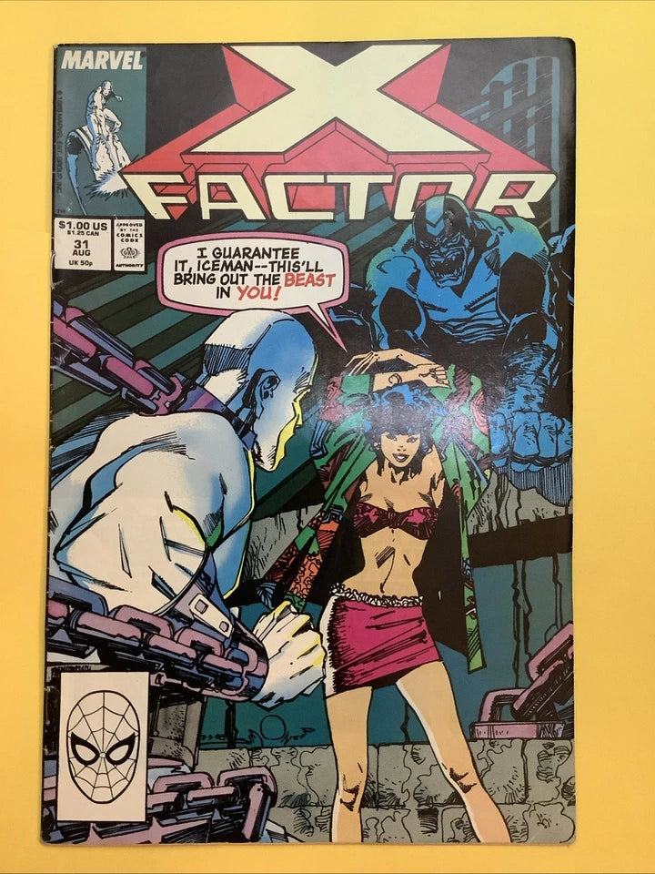 X-Factor 31 Marvel 1988 Kiss Off comic book cover