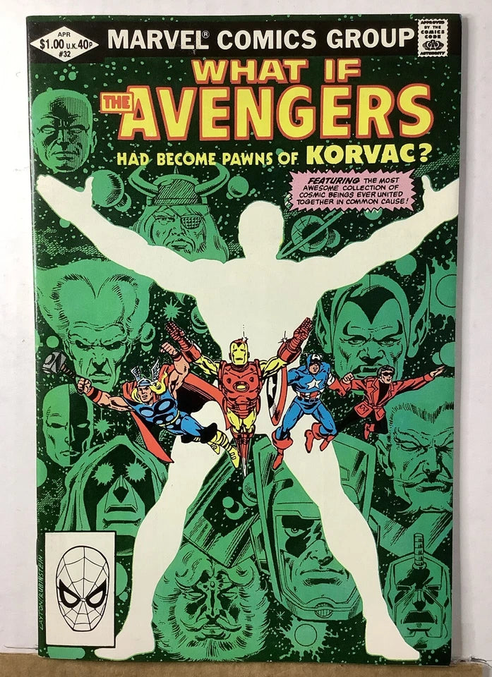 What If #32 (1982) — Marvel Direct Edition, Galactus Ms. Marvel Vision Silver Surfer