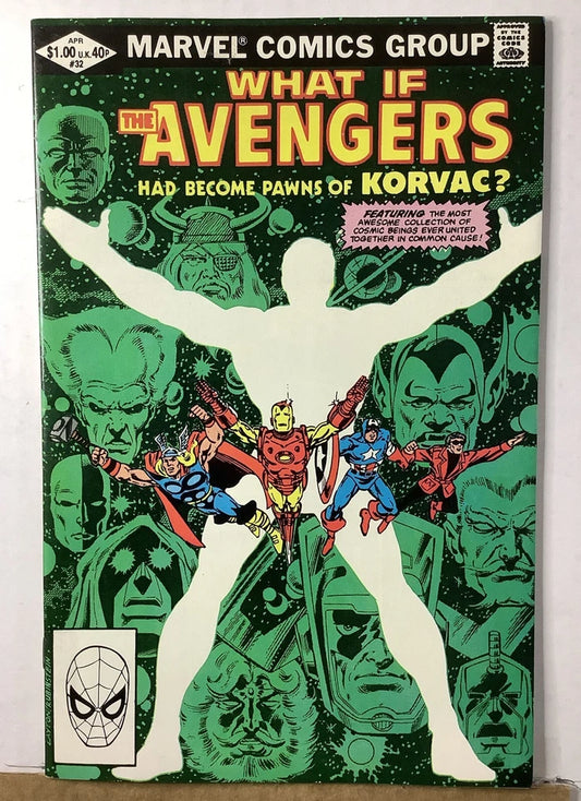 What If #32 (1982) — Marvel Direct Edition, Galactus Ms. Marvel Vision Silver Surfer