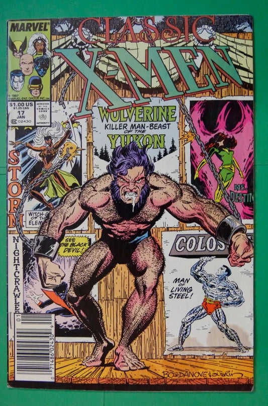 Classic X-Men #17 Newsstand Variant (Marvel|Marvel Comics January 1988)