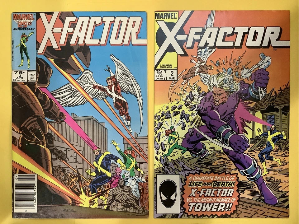 X-Factor #2–4 Marvel 1986 Early Run Bundle