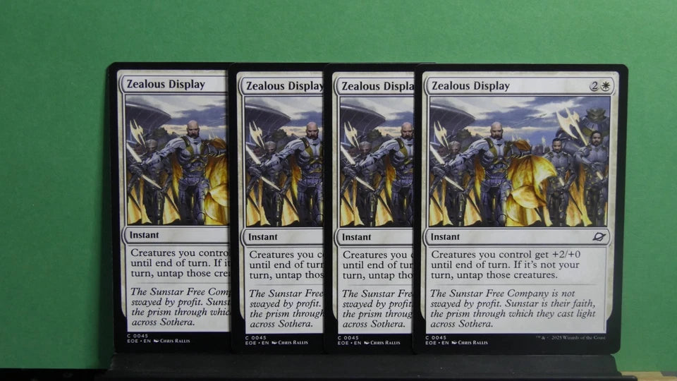 MTG EOE: X4 Zealous Display (Instant) Common Edge of Eternities 0045