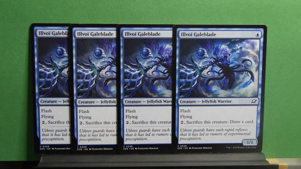 Four Illvoi Galeblade MTG cards Edge of Eternities Common 0058