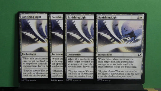 MTG EOE: X4 Banishing Light (Enchantment) Edge of Eternities Regular Common 0006