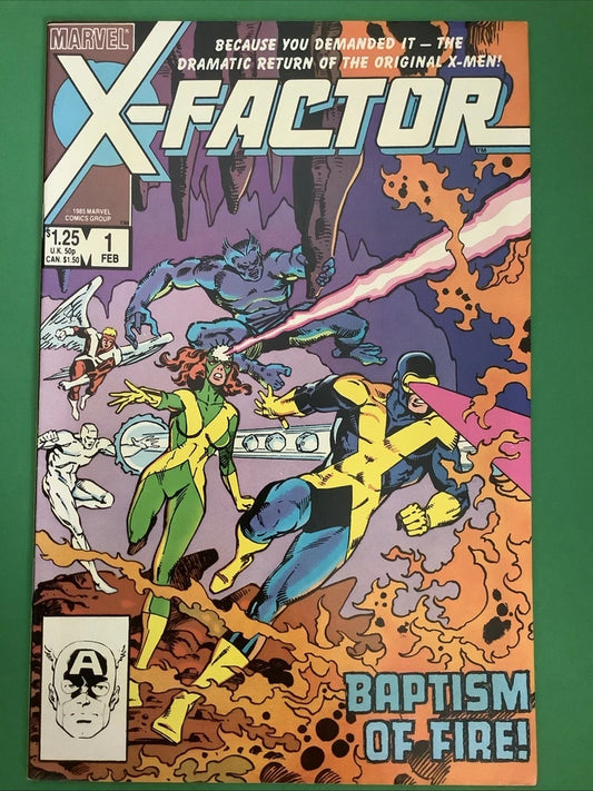 X-Factor #1 (Marvel Comics February 1986) 1 St Appearance Of X Factor