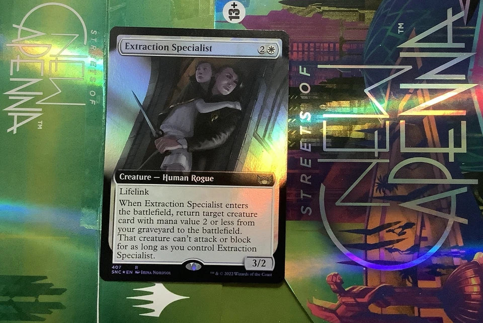 MTG SNC: Extraction Specialist (Extended Art) Streets of New Capenna Foil 407