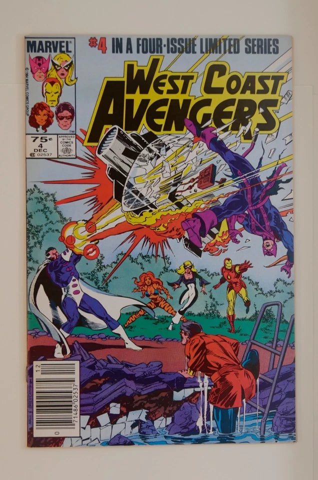 West Coast Avengers #4 (1984) — Marvel Newsstand Edition, Limited Series Finale