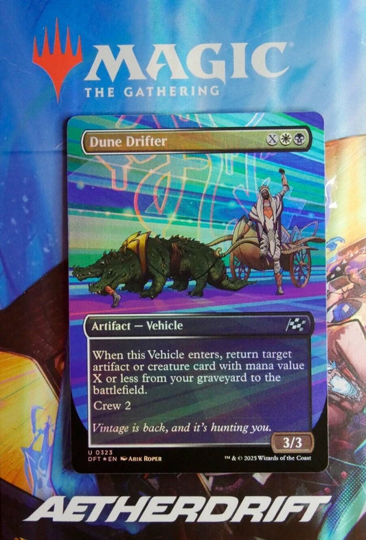 MTG DFT: Dune Drifter (Artifact Vehicle) Full Art Foil Uncommon Aetherdrift 0323