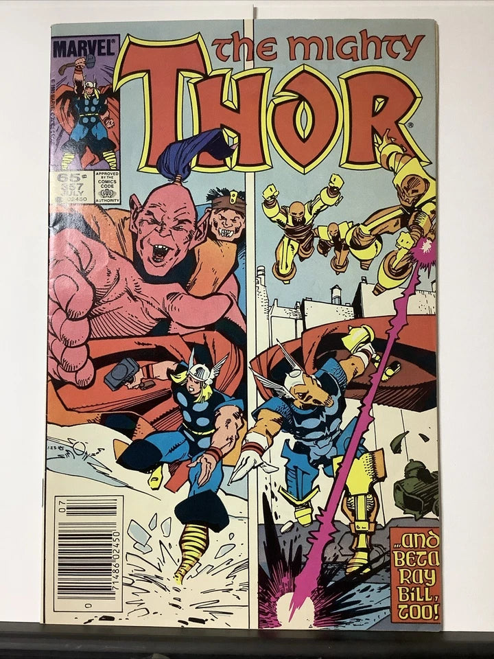 Thor #357 comic cover (Marvel Comics 1985) Simonson Loki
