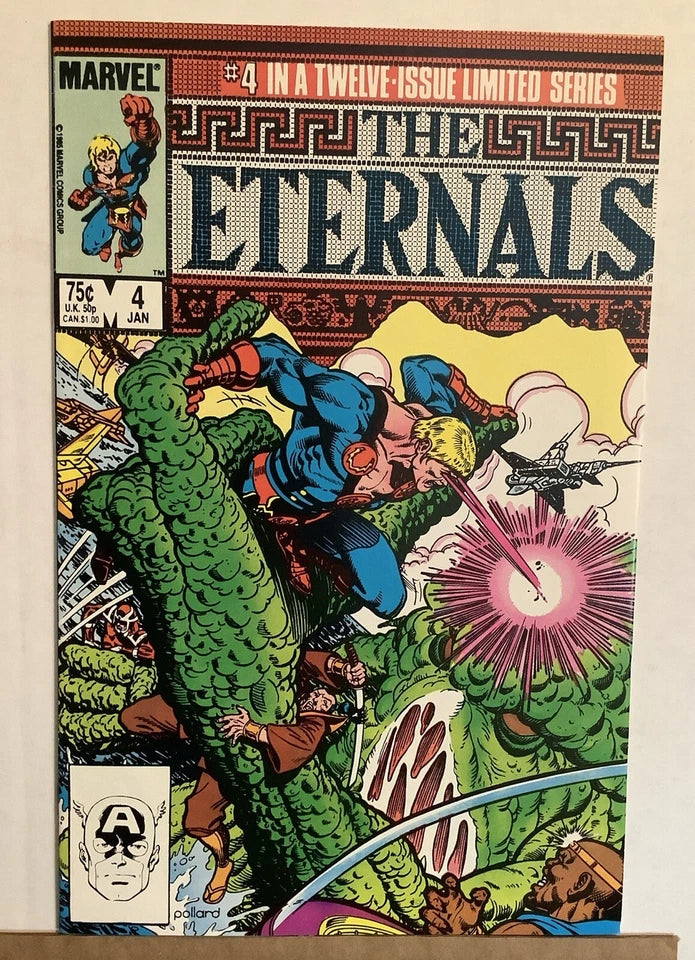 Marvel Comics: The Eternals #4 (Jan 86) Sal Buscema Art Limited Series Sersi!!!!