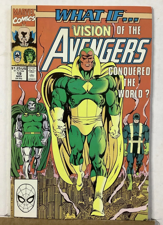 What If #19 (1990) — Marvel Direct Edition, Wolverine Thor Nick Fury Vision