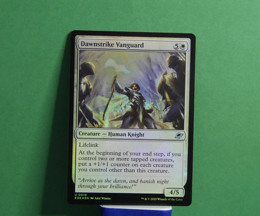 MTG EOE: Dawnstrike Vanguard Foil (Creature) Edge of Eternities Uncommon Foil 10