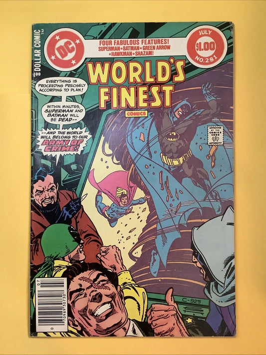 World's Finest #281 (1982) DC Comics newsstand variant cover